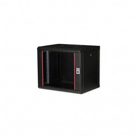 ROLINE 19-inch wall-mounted housing Pro 9 U, 450x600 WxD black
