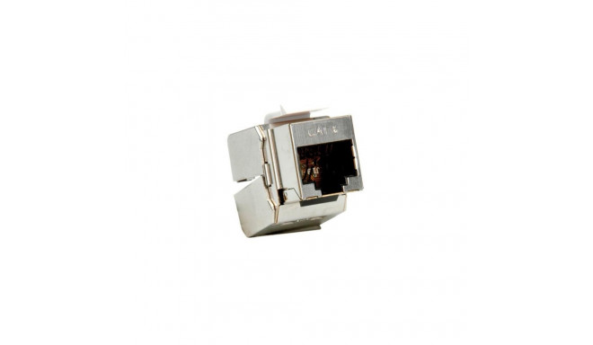 ROLINE Cat.6/Class E Keystone Jack, RJ-45, shielded, toolless silver