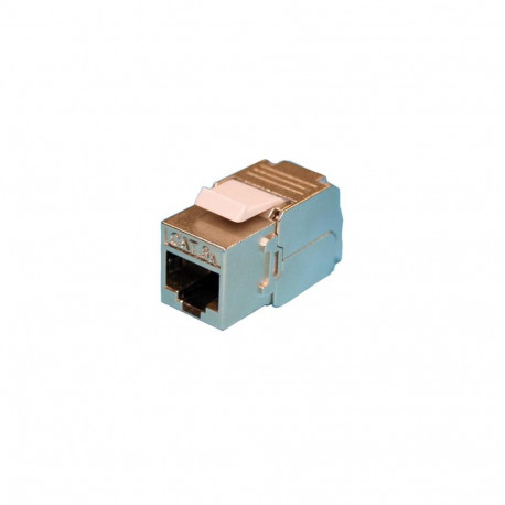 ROLINE Keystone Jack, Cat.6a, RJ-45, shielded, toolless, silver