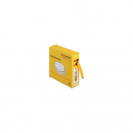 DeLOCK Cable Marker Box, No. 3, yellow, 500 pieces