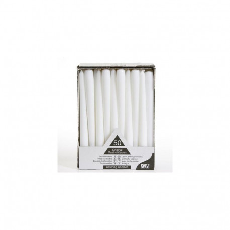 Papstar 17966 wax candle Cylinder White 50 pc(s)