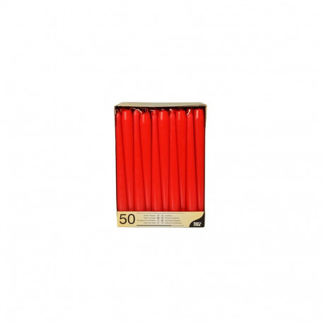 Papstar 17960 wax candle Cylinder Red 50 pc(s)