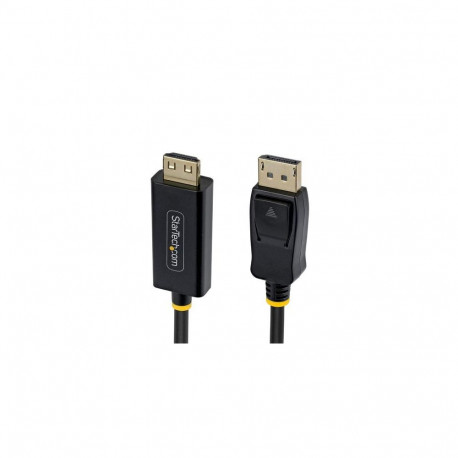 StarTech.com 2m DisplayPort to HDMI Adapter Cable with Gripping Connectors, 4K 60Hz, HDR, Uni-Direct