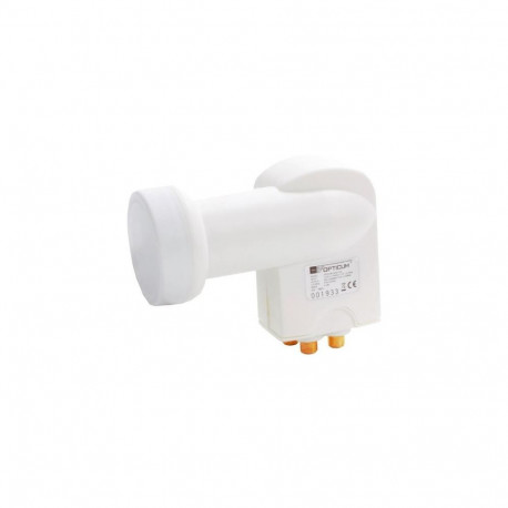 Opticum Robust Quad Low Noise Block downconverter (LNB) 10.7 - 12.75 GHz White