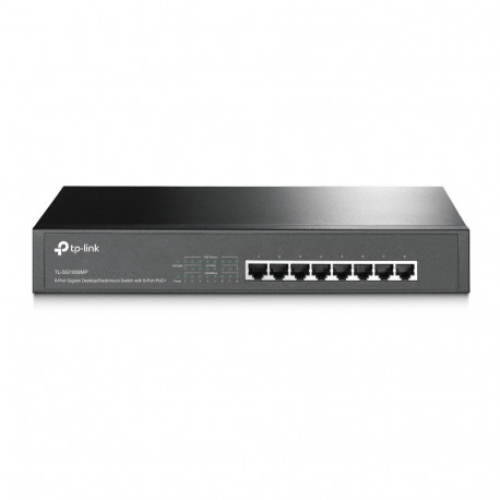 TP-Link võrgulüliti TL-SG1008MP haldamata gigabit Ethernet (10/100/1000) PoE 1U, must