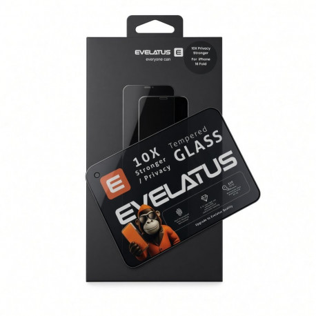 Evelatus Apple iPhone Duo Privacy Corning Gorilla Glass Anti-Static 3D Full Cover 10X Stronger