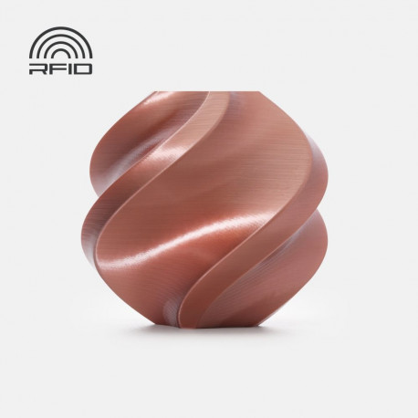 PLA Silk+ Rose Gold filament Bambu Lab 3D-printerile, Vask-kuldne, 1,75mm, 1kg