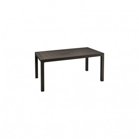 Allibert 204122 outdoor table Brown Rectangular shape
