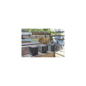 Allibert Luzon outdoor table Graphite Square shape