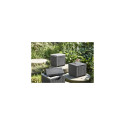 Allibert Cube pouf Square