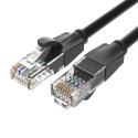 PATCH CABLE CAT.6 UTP/0.5M BLACK IBEBD VENTION