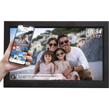 Denver digital photo frame 15,6" PFF-1503BMK3, black
