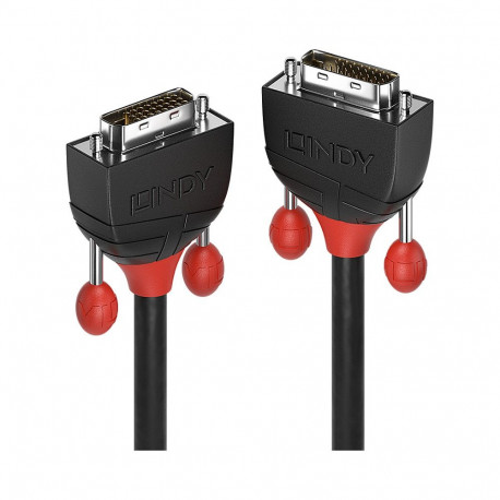 "LINDY DVI-D Dual Link Kabel Black Line 1m"
