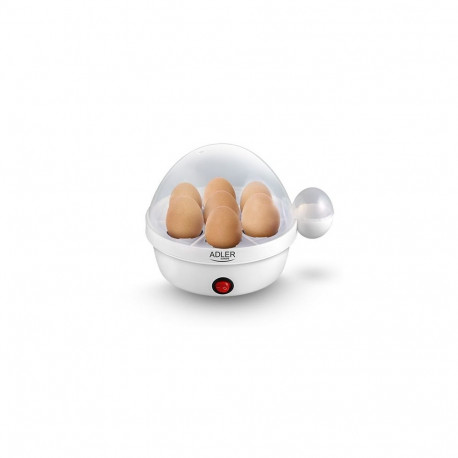 Adler Egg Boiler AD 4459 450 W, White, Eggs capacity 7