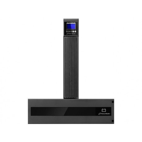 UPS On-Line 6kVA RTG PF1, 2x IEC-väljund + klemm, USB/RS-232, LCD, Rack 19 inches + akud