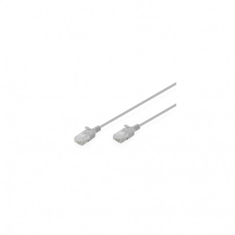 Digitus CAT 6 U-UTP Slim patch cable, 1 m, gray
