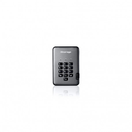 iStorage diskAshur PRO² HDD 2TB | Secure Portable Hard Drive |FIPS 140-2 Level 2, NCSC CPA, NLNCSA B