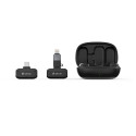 Devia microphone for smartphone USB-C wireless 2in1 black