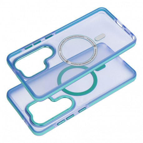 Case for iPhone 17 Forcell F-Protect Vivid Premium compatible with MagSafe blue
