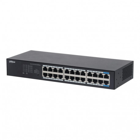 Switch|DAHUA|DH-S3024-24GT|Switch type Unmanaged|Switch layer L2|Rack mounting Yes|Stackable Yes|For