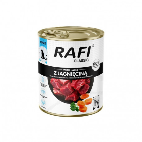 RAFI Classic märg koeratoit lambaga 800g
