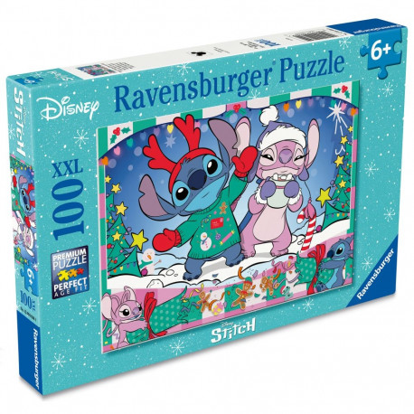 Ravensburger pusle 100 tk: Stitchi jõulud