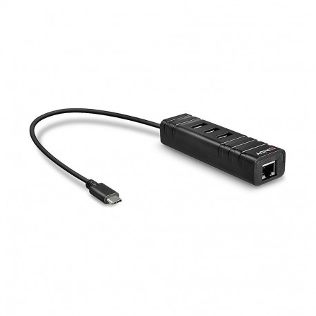 "LINDY USB 3.1 Hub & Gigabit Ethernet Adapter USB Typ C"