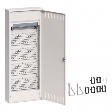 "Hager Multimedia volta APV 5rh. VA60NW geschlitzter Stahlblechtr RAL9010"