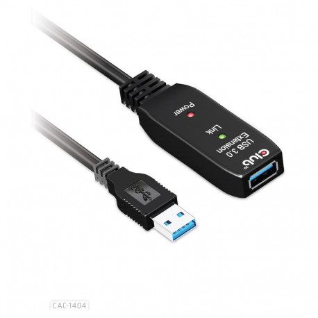 "Club3D USB 3.2 A Verlängerungskabel 5m aktiv 5 Gbps St/Bu"