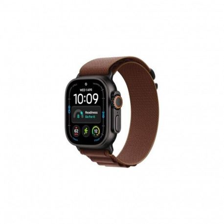 Apple Watch Ultra 4 (2026) GPS + Cellular 5G 49mm Black Titanium Case with Burgundy Alpine Loop Medi