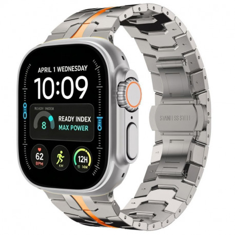 Tech-Protect kellarihm Stainless Apple Watch 44/45/46/49mm, titanium