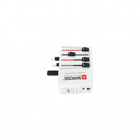 "SKROSS World USB Charger AC45PD incl. USB-C cable white"