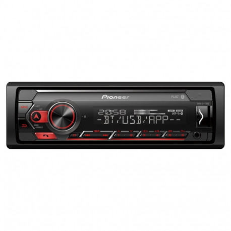 Pioneer autoraadio MVH-S420BT 1DIN RDS-iga lühendatud paigaldussügavusega