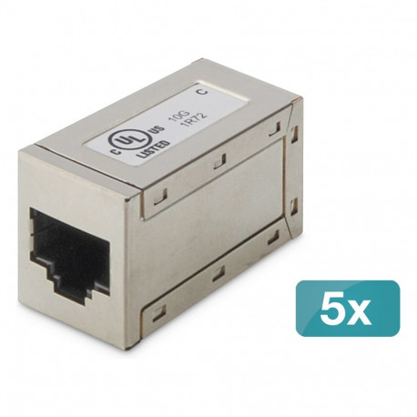 "DIGITUS modulare Kupplung, CAT 6, geschirmt - 5 Stk."