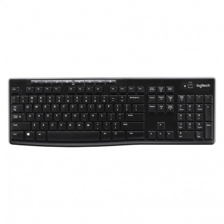 Logitech K270 juhtmevaba klaviatuur, must, USB-vastuvõtjaga, Šveitsi asetus