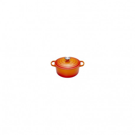 "Le Creuset Signature Bräter rund 26 cm ofenrot"