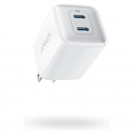 Anker laadija Powerport III 521 Nano Pro 2xUSB-C 40W A2038G21, valge