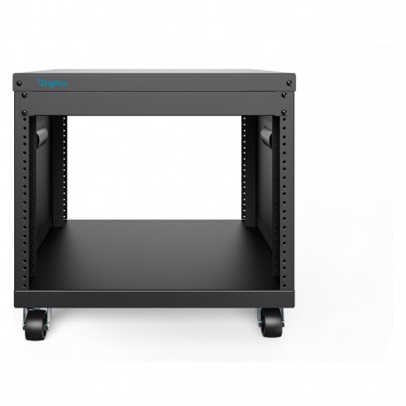 "Universal 19-Zoll Equipment Rack mit Rollen, 8HE"