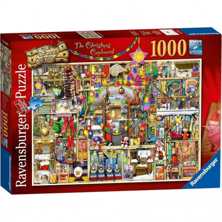 Ravensburger pusle 1000 tk: värvikas jõulukapp