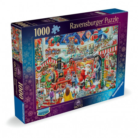 Ravensburger pusle 1000 tk: jõuluvanal külas
