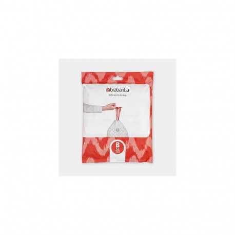 Brabantia 137747 trash bag 7 L White 40 pc(s)