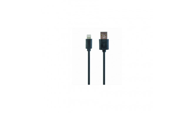 Gembird CC-USB2-AMLM-2M lightning cable Black