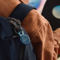 Bluetooth Tracker - Chipolo LOOP, Rechargeable, Silicone Loop, Navy