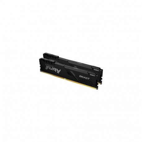 Kingston Technology FURY Beast DIMM 32GB 3200MT/s DDR4 CL16, 2 mooduliga komplekt, must