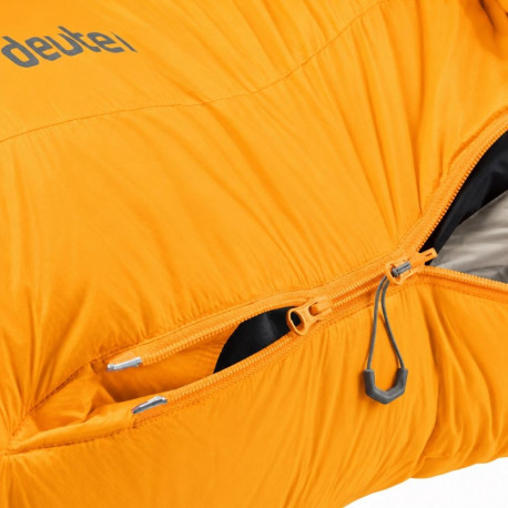Deuter udusule magamiskott Astro 600 -12°C/10°F, magma/titanium, kollane