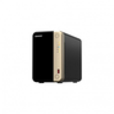 Network Attached Storage - QNAP TS-264 Intel Celeron N5095 8GB NAS, Black, Gold