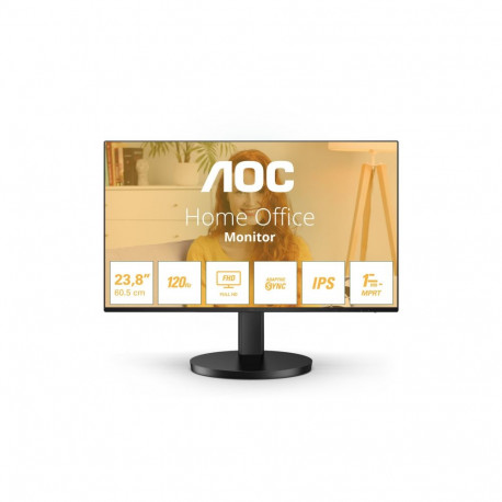 AOC monitor 24B3HA2, 23.8", IPS, 16:9, 100Hz, 1ms, 1920 x 1080 pikslit, 250 cd/m², 1 HDMI-port, must