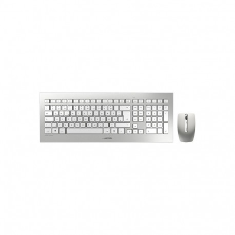 "Cherry DW 8000 RF Wireless Silber Tastatur white QWERTZ DE"