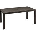 Allibert 204122 outdoor table Brown Rectangular shape