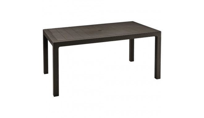 Allibert 204122 outdoor table Brown Rectangular shape